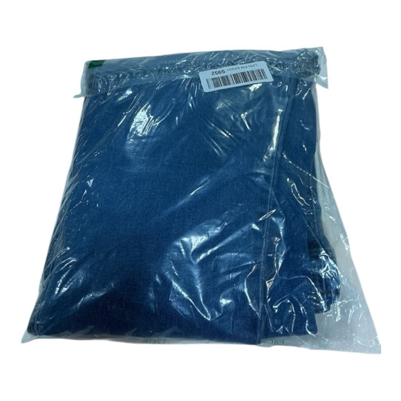 luvamia Women’s Stretch Denim Bib Overalls Jumpsuit Jeans Size M Cody Blue New - Picture 6 of 6